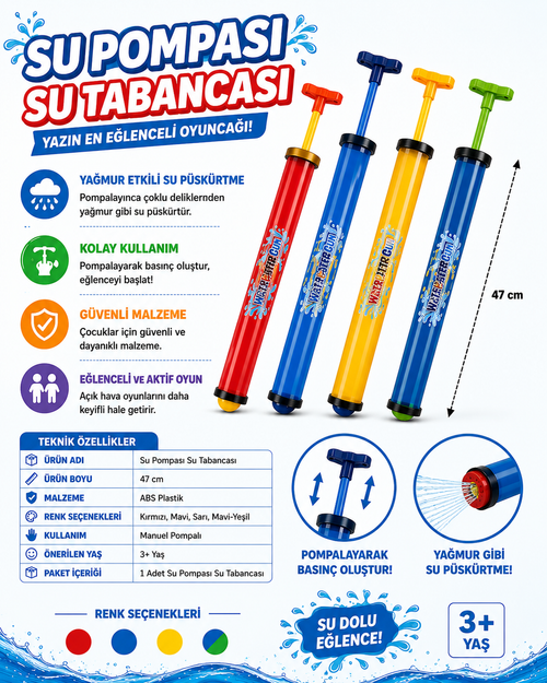 Renkli Su Pompası